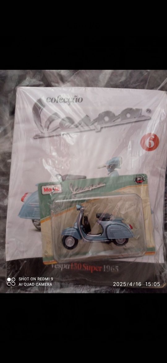 Miniaturas Motas Vespas Coléção (Ler anuncio)