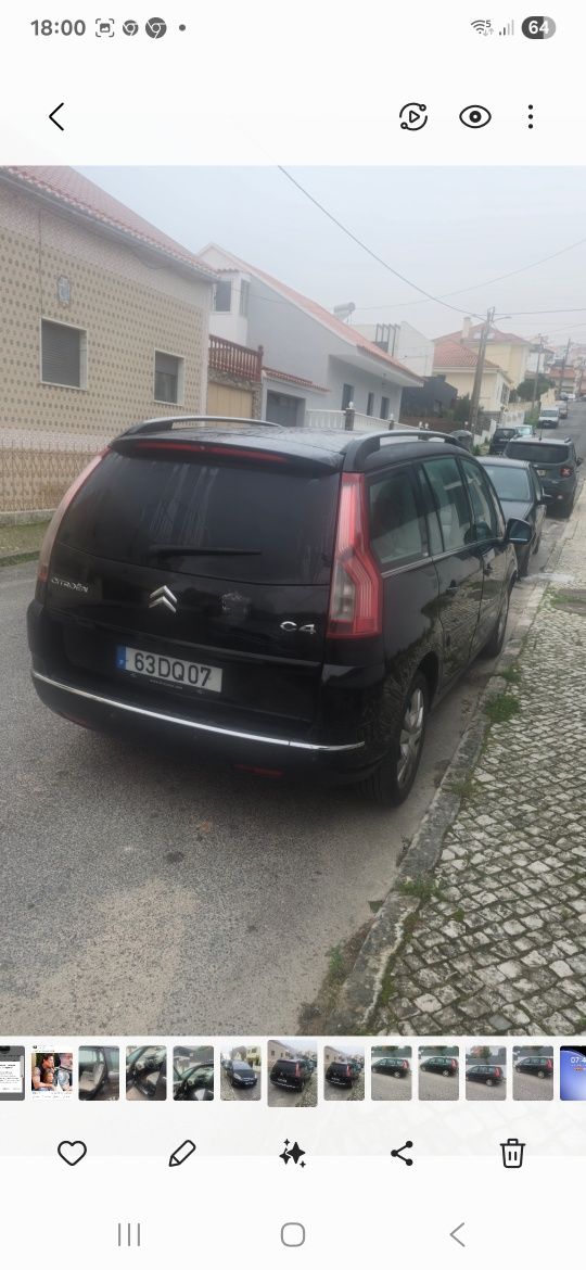 Carrinha citroën c4 grand picasso 1600