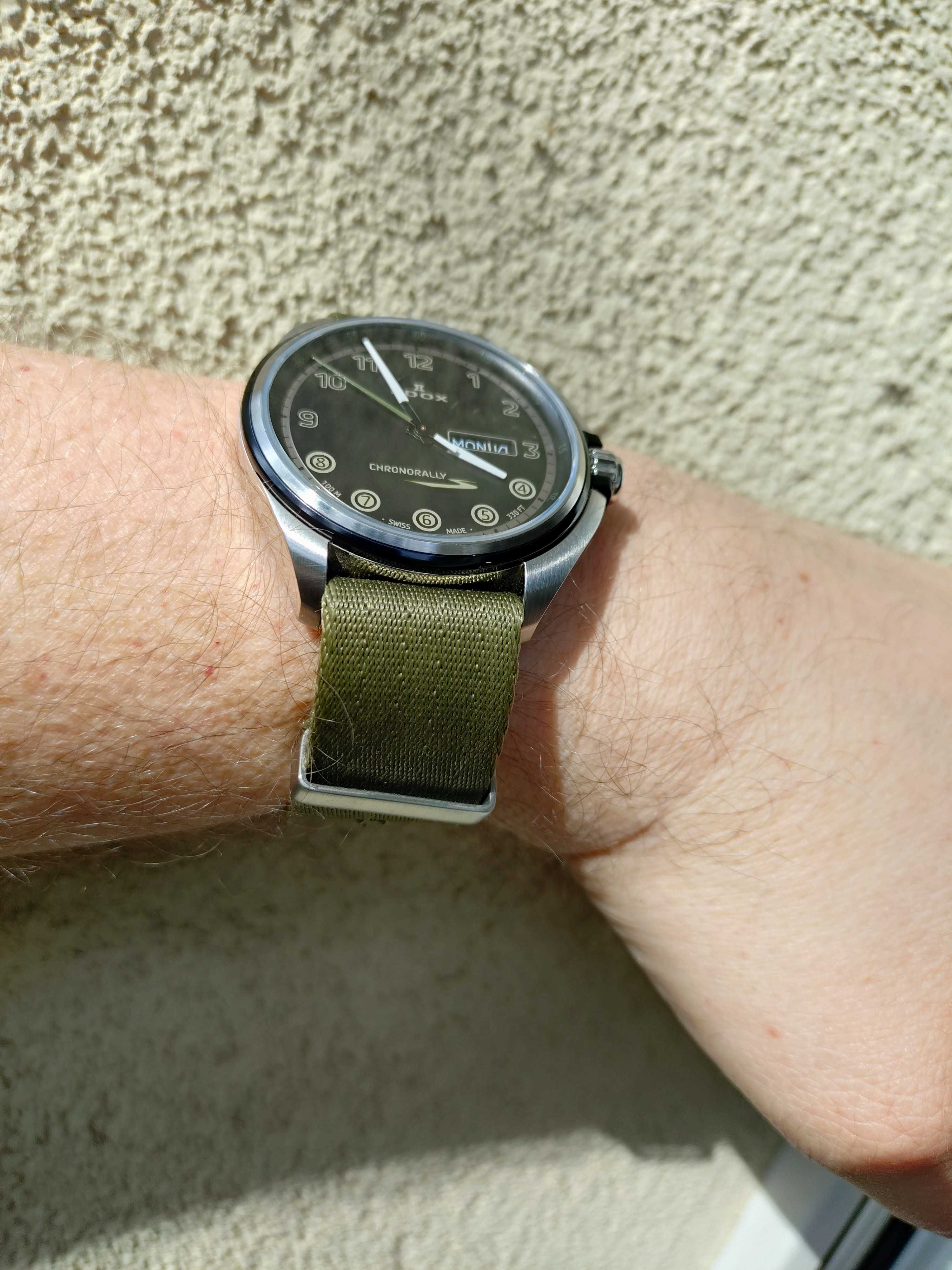 EDOX Chronorally-S Black - JAK NOWY, I WŁAŚCICIEL + 2 nowe paski