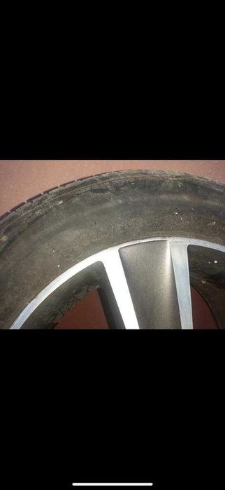 Диски легкосплавні з гумою