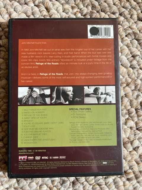 joni mitchell - refugee of the road  dvd  tanio