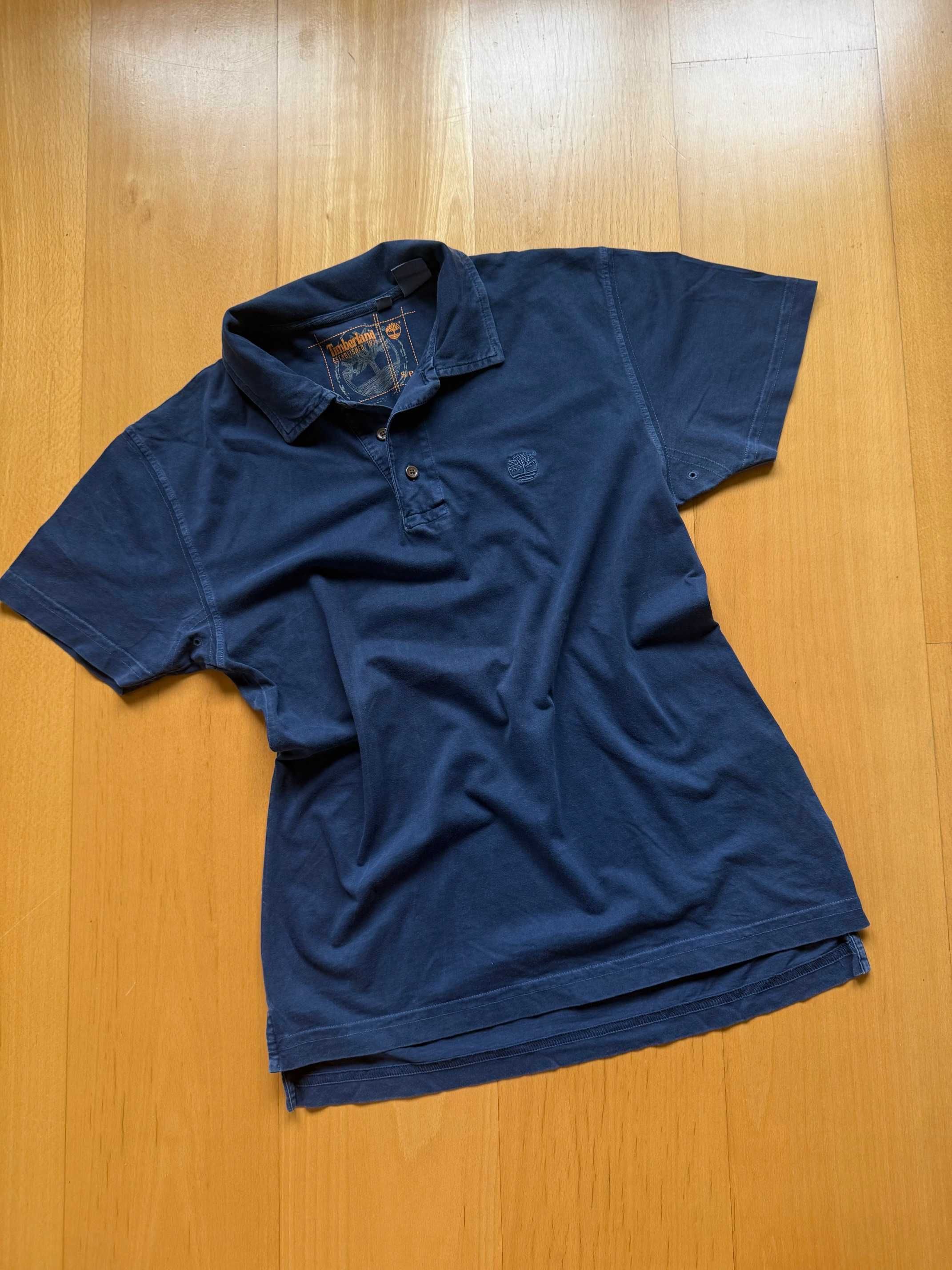 Koszulka polo, granatowa, Timberland, rozm. S