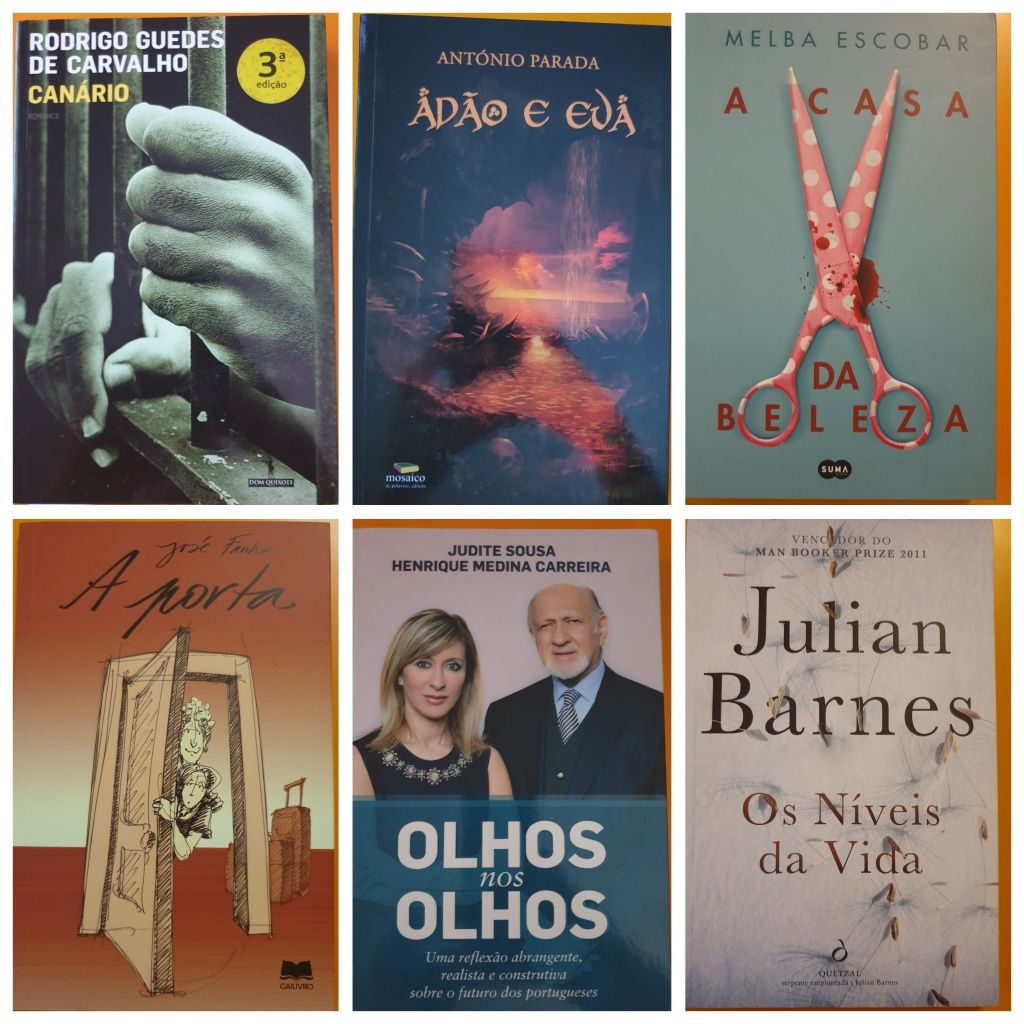 Livros de diversos escritores