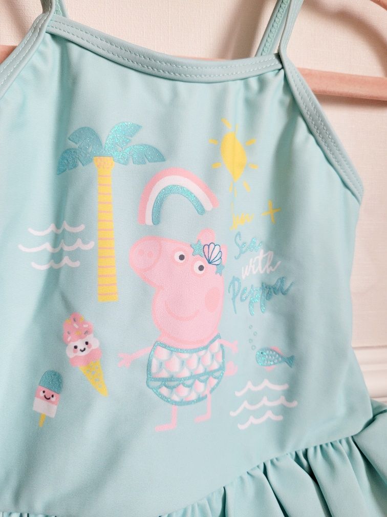 Strój kąpielowy 80-86 Świnka Peppa Pig wakacje plaża morze
