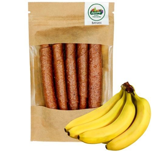 Rollsy Owocowe Banan 50G Zdrowa Przekąska Naturalna