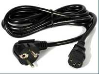 KABEL PRZEWÓD zasilający do komputera PC 3x0,75mm2 - 1szt.