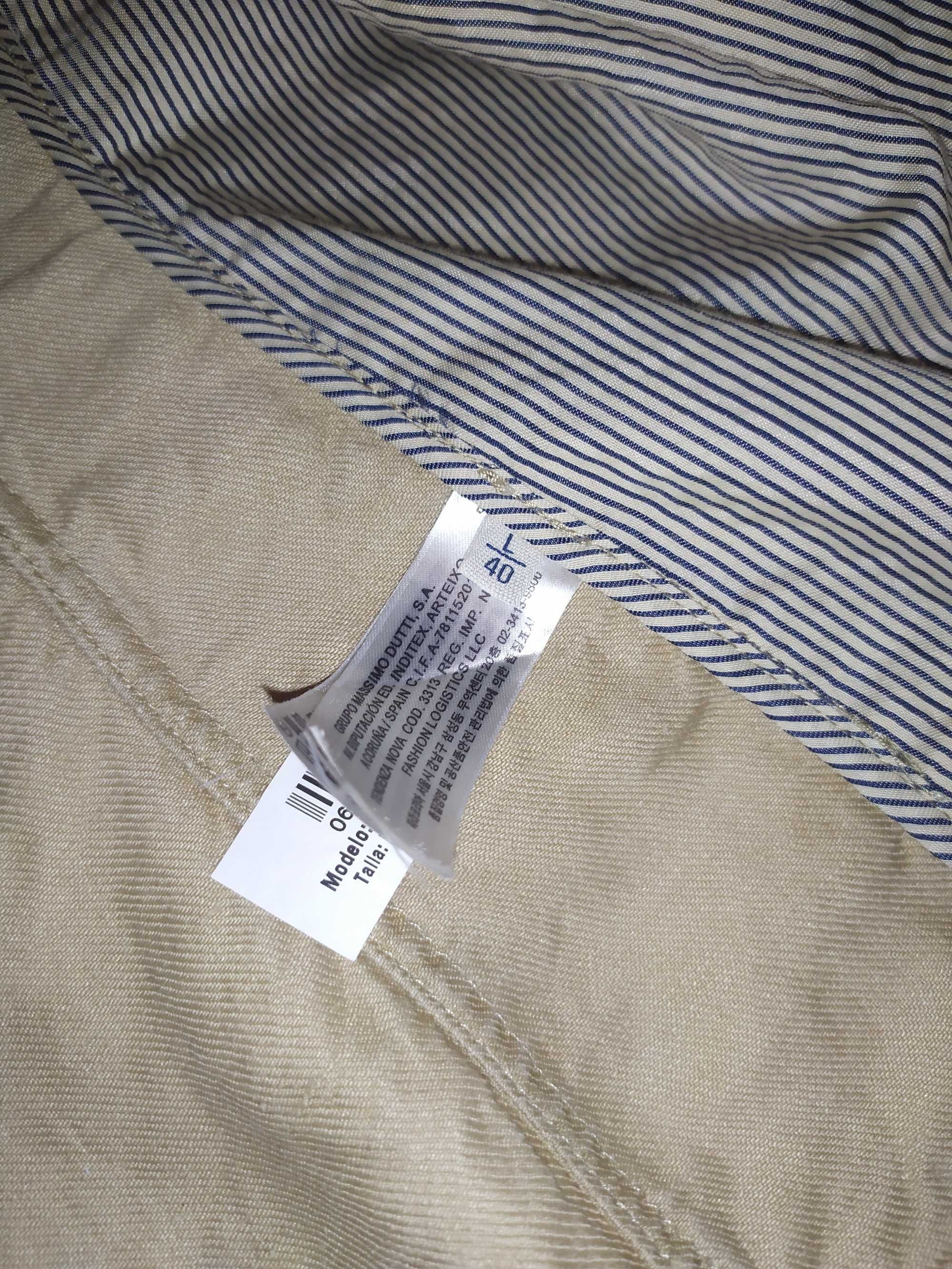 Casaco Feminino Massimo Dutti bege