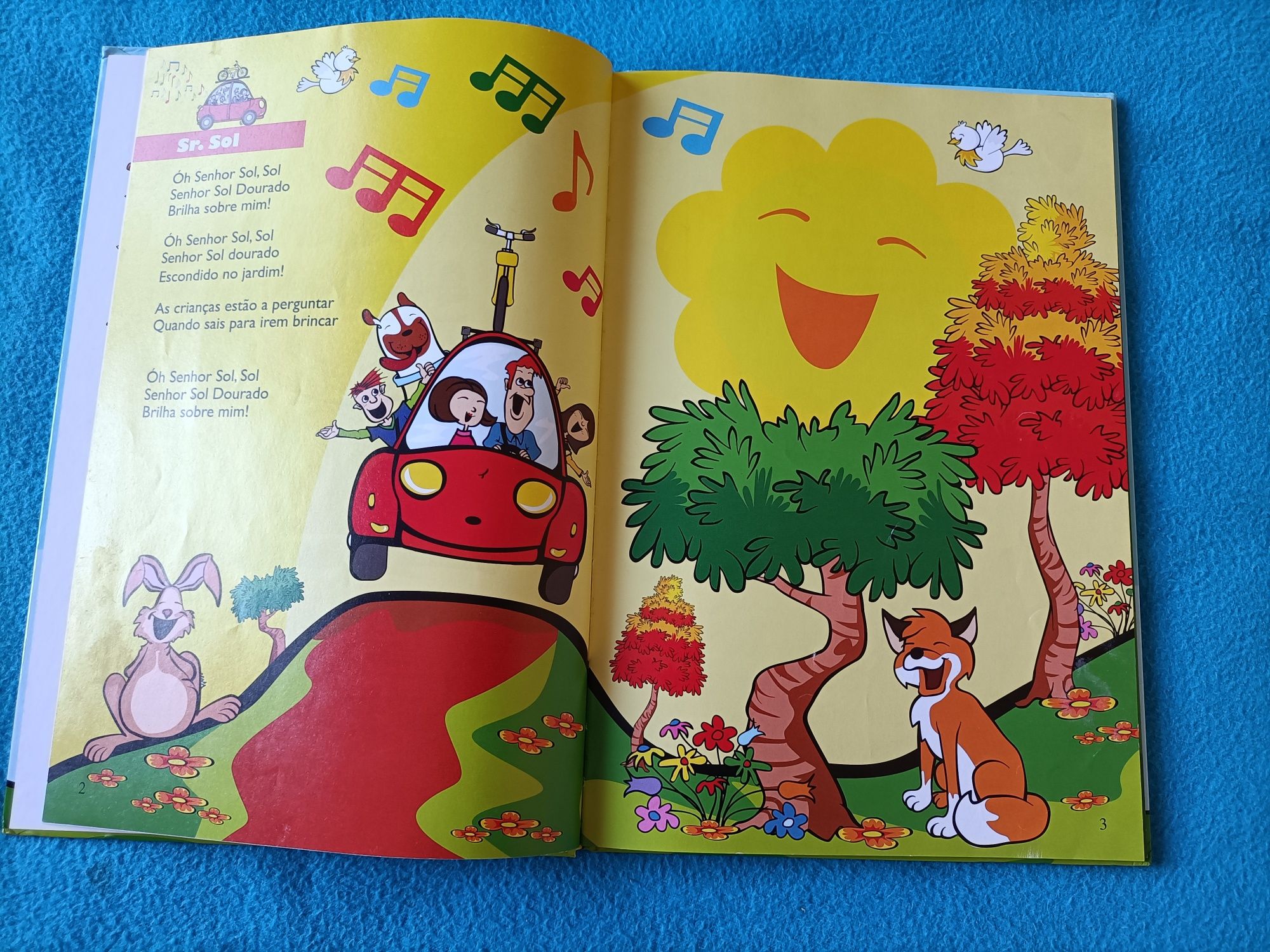 Livro infantil viajar a cantar