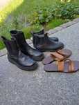 Buty. Rozmiar 37. Sztyblety. Klapki.