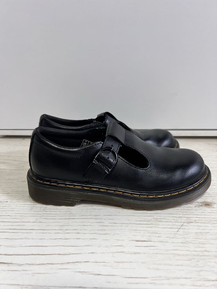 Стильні шкіряні туфлі для дівчинки 33 Dr. Martens