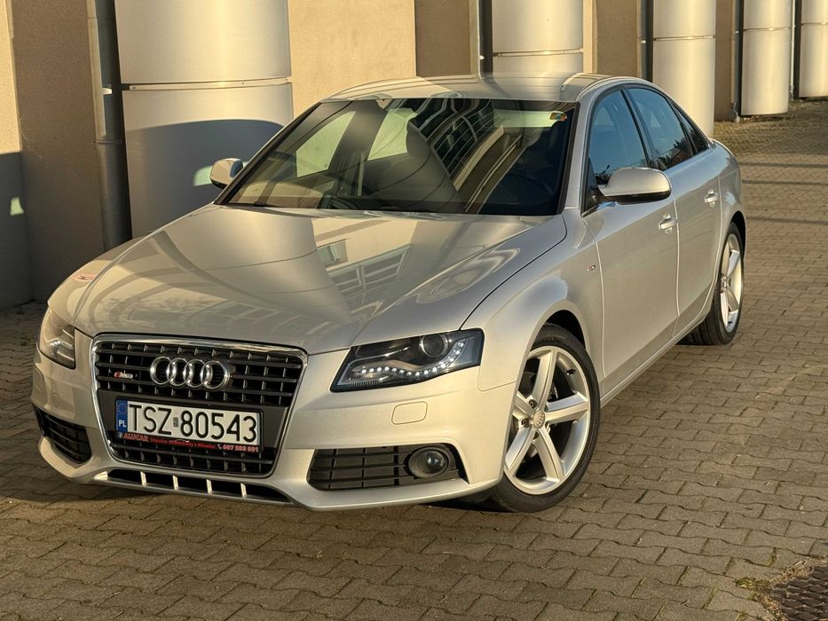 Audi A4 160KM JAK NOWE S-line Ledy Bixenon Skóry KLIMA Alu 18 +zima 16