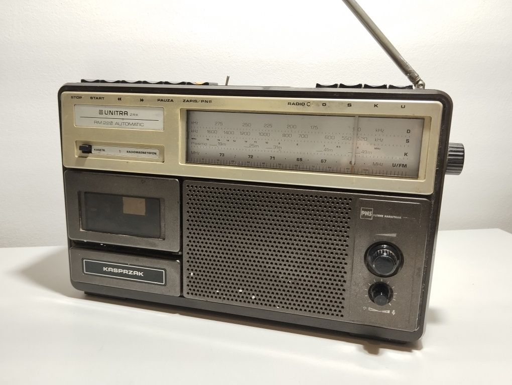 Kasprzak rm222 unitra radiomagnetofon