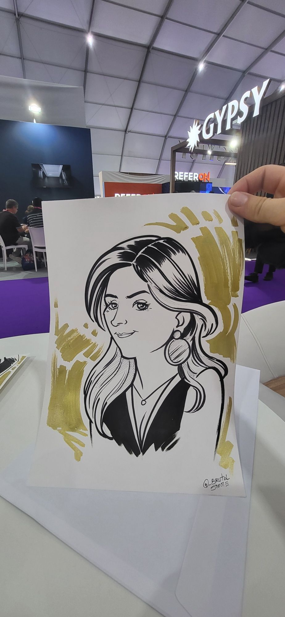 Eventos caricaturas ao vivo