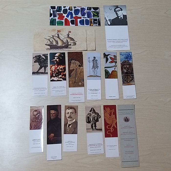 15 marcadores de livros.