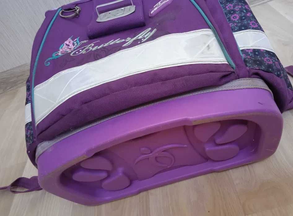 рюкзак BelmiL з ортопедичною спинкою дуже легкий фіолетовий