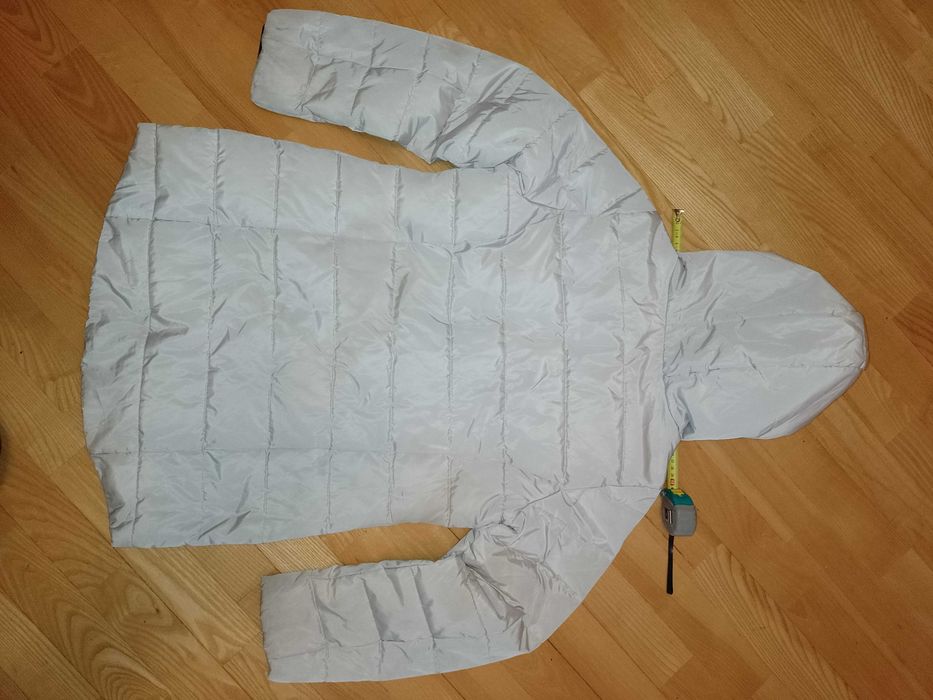 Kurtka dłuższa z kapturem zimowa szara rozm. M Carry