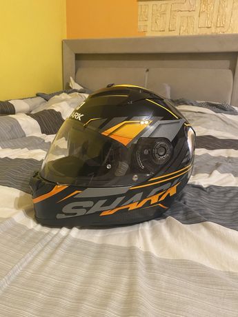 Kask motocyklowy Shark Ridill Phaz 1.2 Blenda S Idealny + Pokrowiec