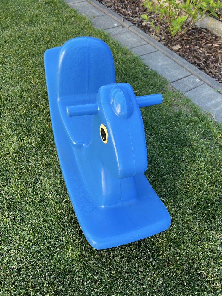 Little tikes konik bujany niebieski