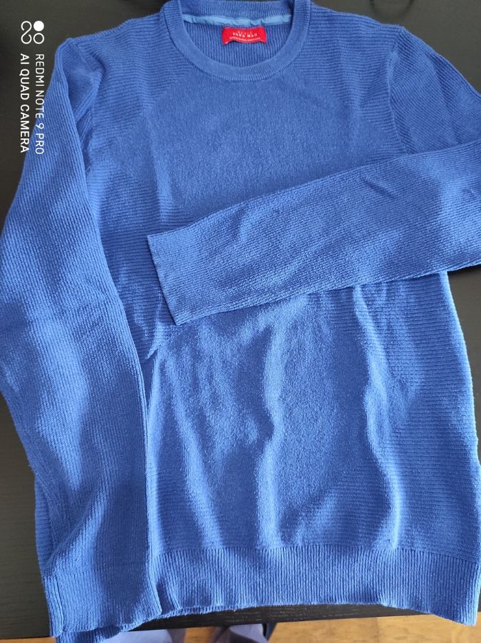 Camisola Azul Tam. M - Zara Man