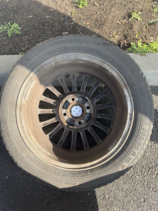 Felgi aluminiowe 16" 6,5J ET44 + opony Barum