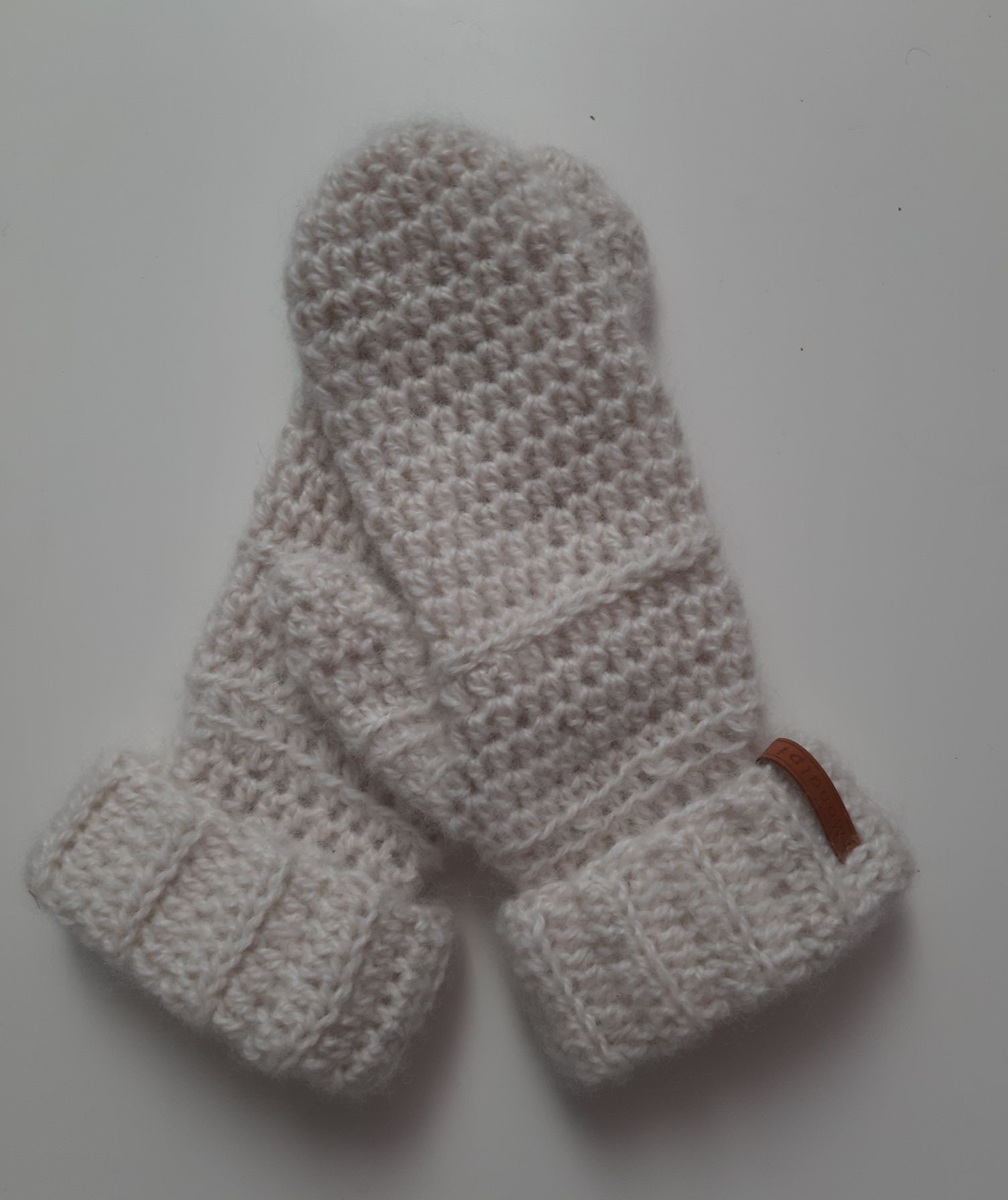 Rękawiczki z wełny 100% alpaka handmade Monalpi