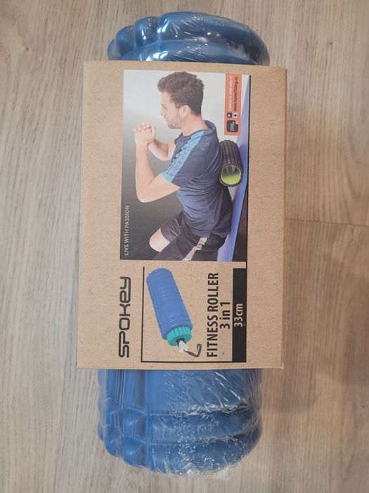 Wałek do masażu roller 33cm 3w1 nowy