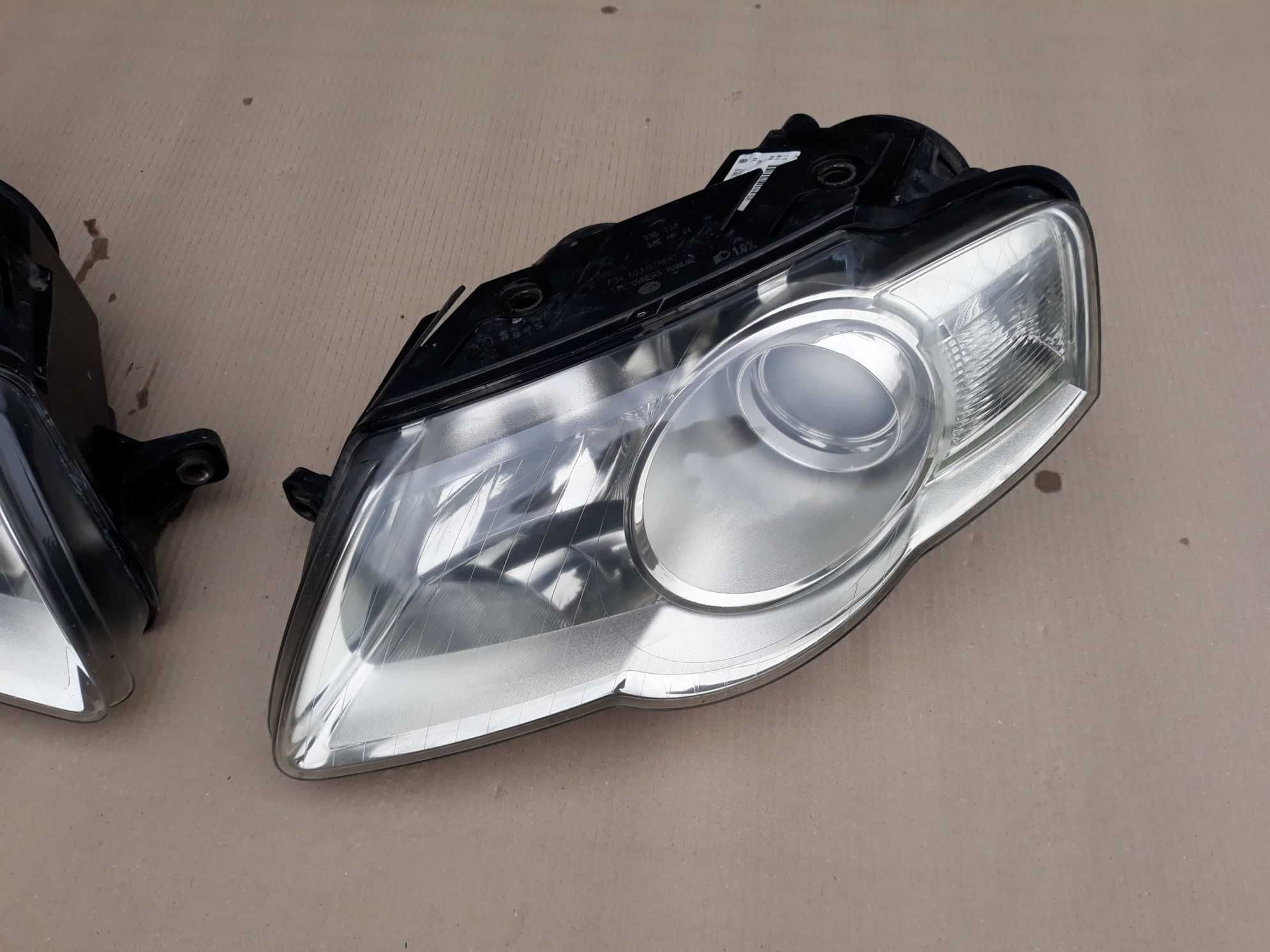 Lampa Lampy Przednie VW Passat B6 Komplet Europa Hella