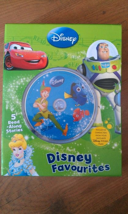 Disney Favourites: 5 Read-Along Stories - 5 książeczek, bajki, CD