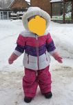 зимний комбинезон для девочки