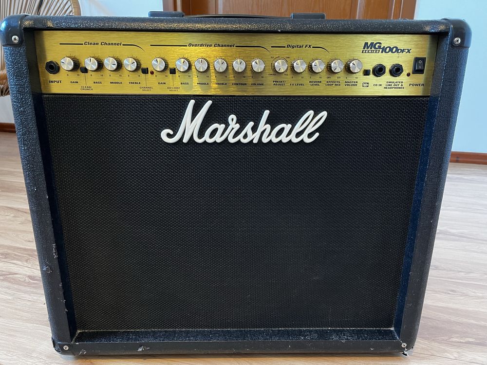 Marshall MG100DFX + footswitch - świeżo po przeglądzie