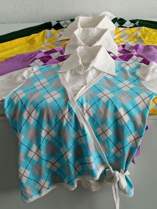 2 em 1 - Camiseiro e casaquinho de malha traçado M/L