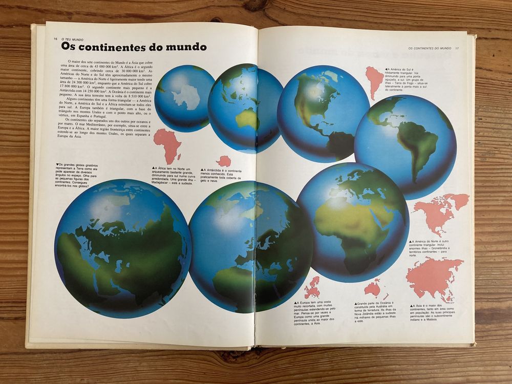 Atlas Mundial Juvenil Círculo de Leitores - Anos 80