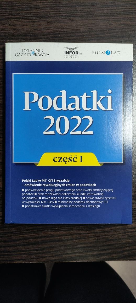 Podatki 2022 część 1 polski ład pit cit ryczałt