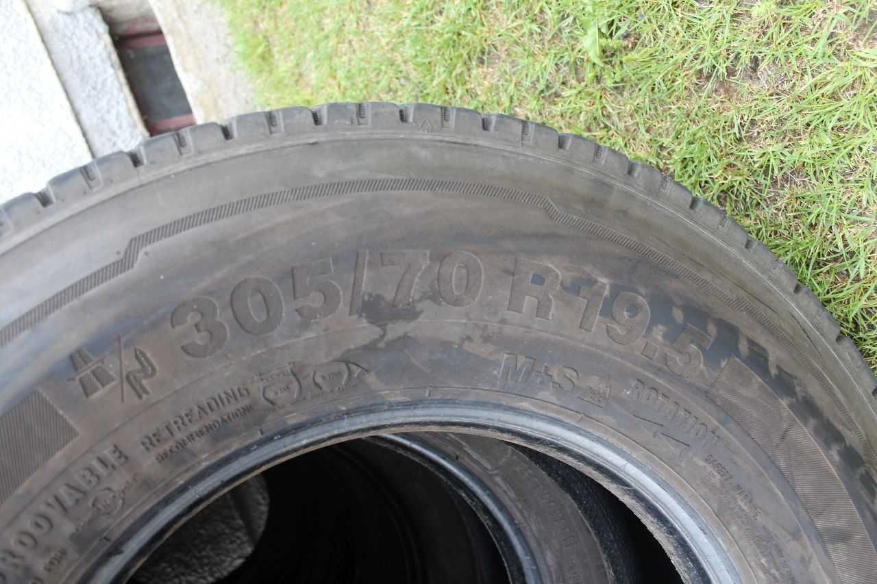 6x Continental Conti Hydrid HD3 305/70R19,5 305 70 R19,5 17,5 mm