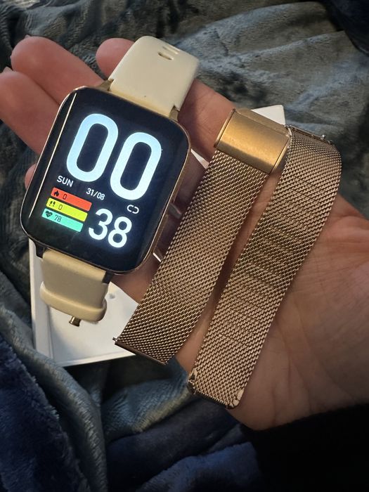 Zegarek Damski Smartwatch Lazird – elegancki, polskie menu, dwa paski