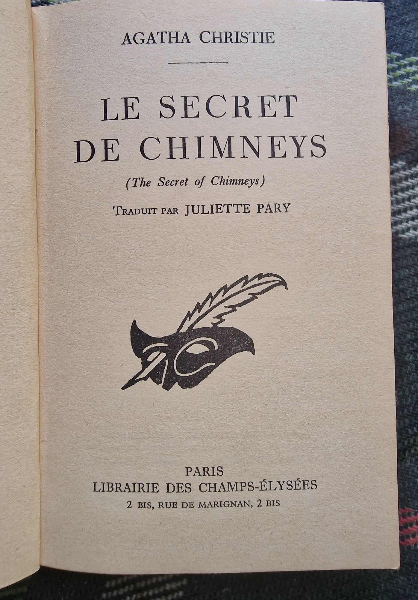 Le Secret de Chimneys de Agatha Christie 1963