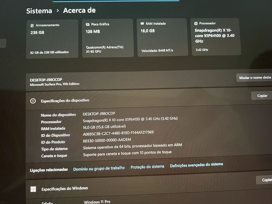 Microssoft Surface pro 11