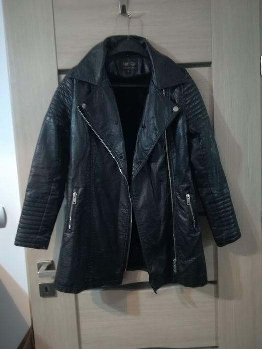 Kurtka skórzana ocieplana