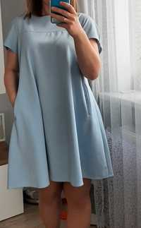 Niebieska sukienka rozmiar 40, L