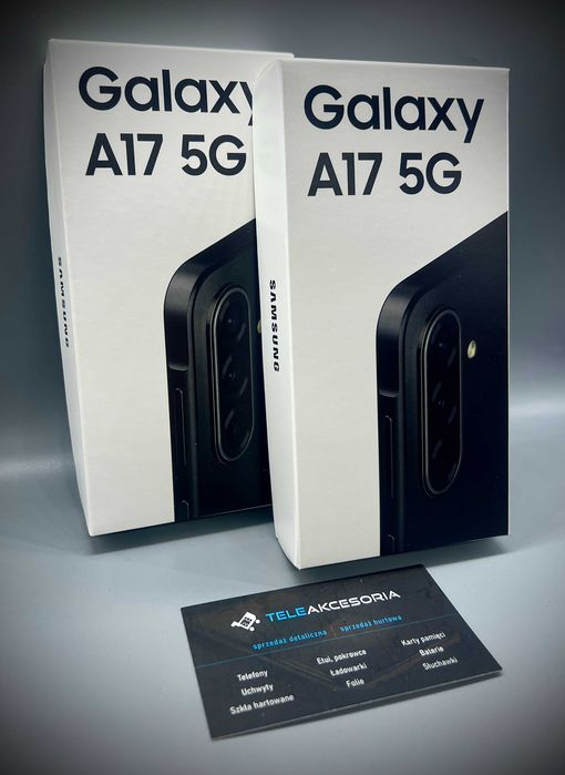 SAMSUNG Galaxy A17 | Black | 128gb | NOWE | ZALAKOWANE | Teleakcesoria