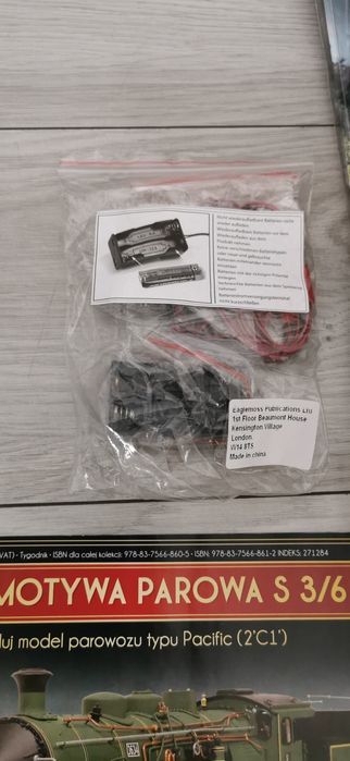 Lokomotywa parowóz S3/6 Br18 Eaglemoss Deagostini 1:32 komplet do złoż
