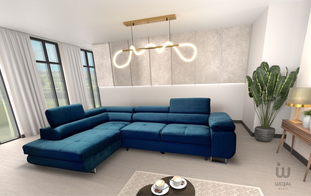 Naroznik Antol od producent/pojemnik/funkcja spania/regulowane zaglowk