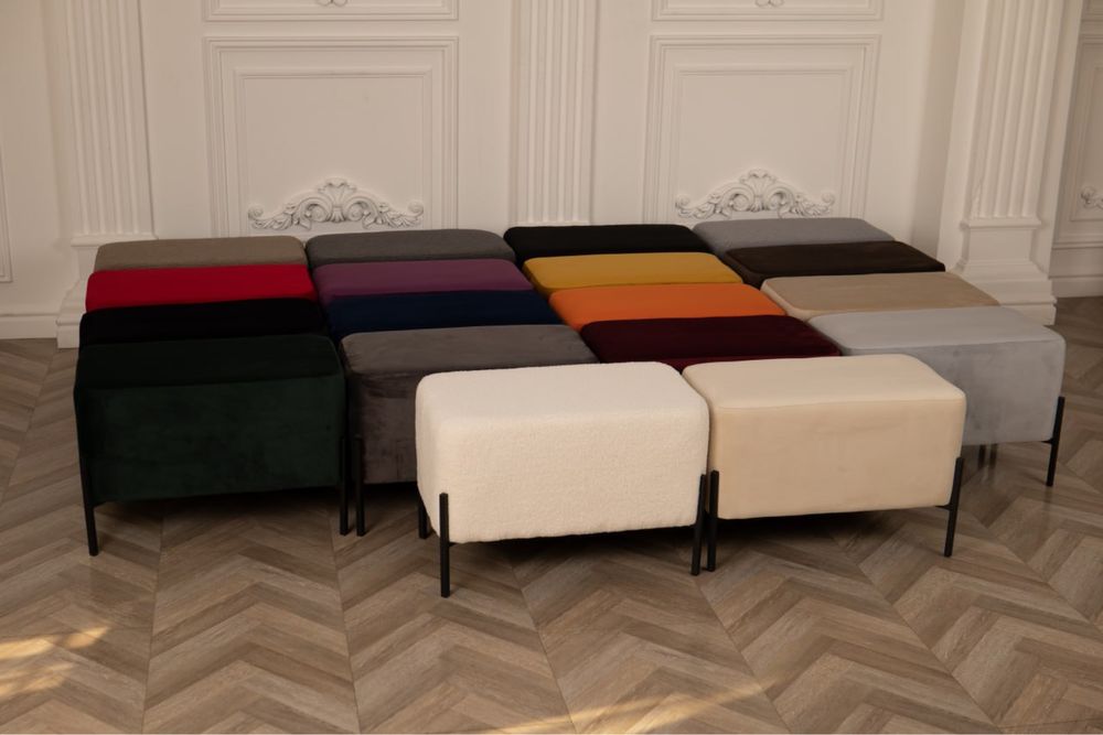 Акція! Банкетки для взуття в стилі Лофт. Пуф 5в1.