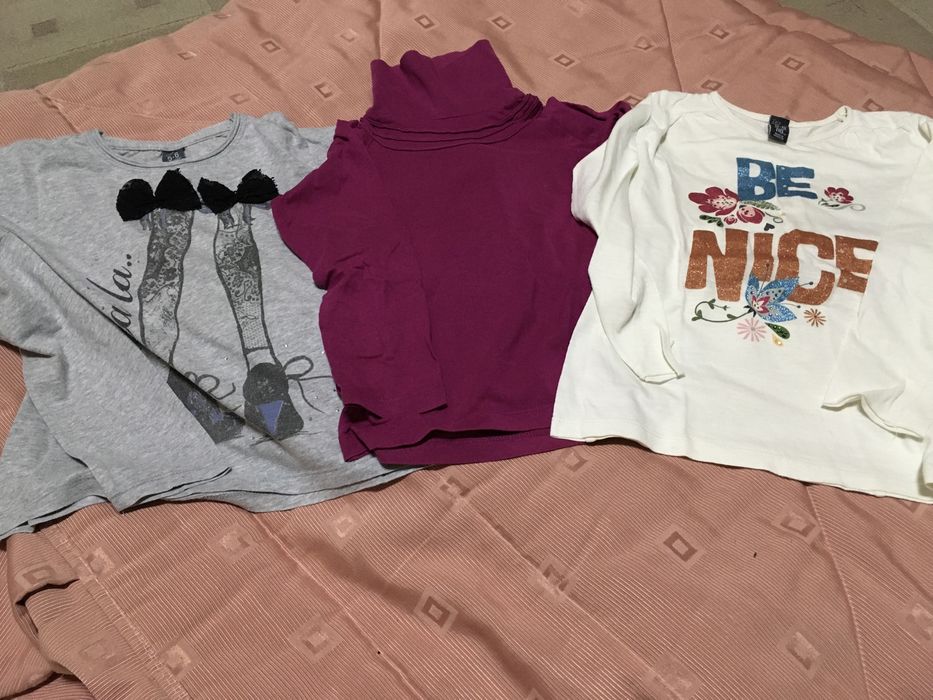 Lote 3 sweat fina. Lote1 tam 4/5 lote2 tam5/6, lote3 tam7/8