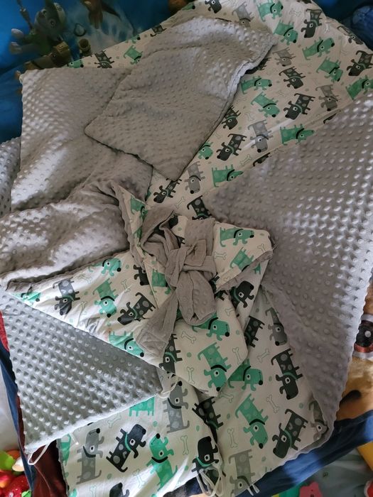 Pościel do łóżeczka minky