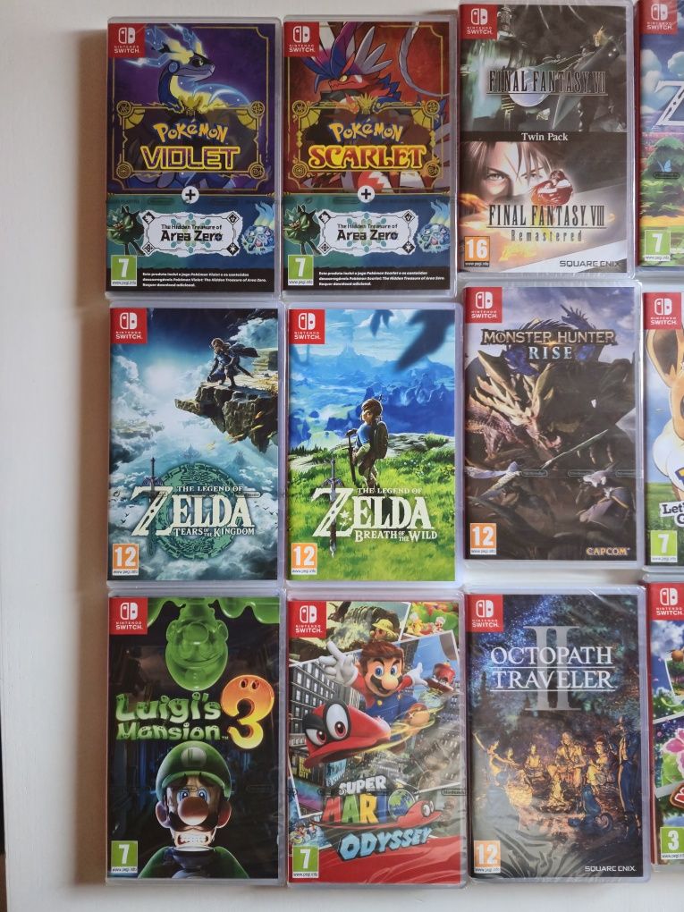Jogos Nintendo Switch Pokémon Zelda e vários