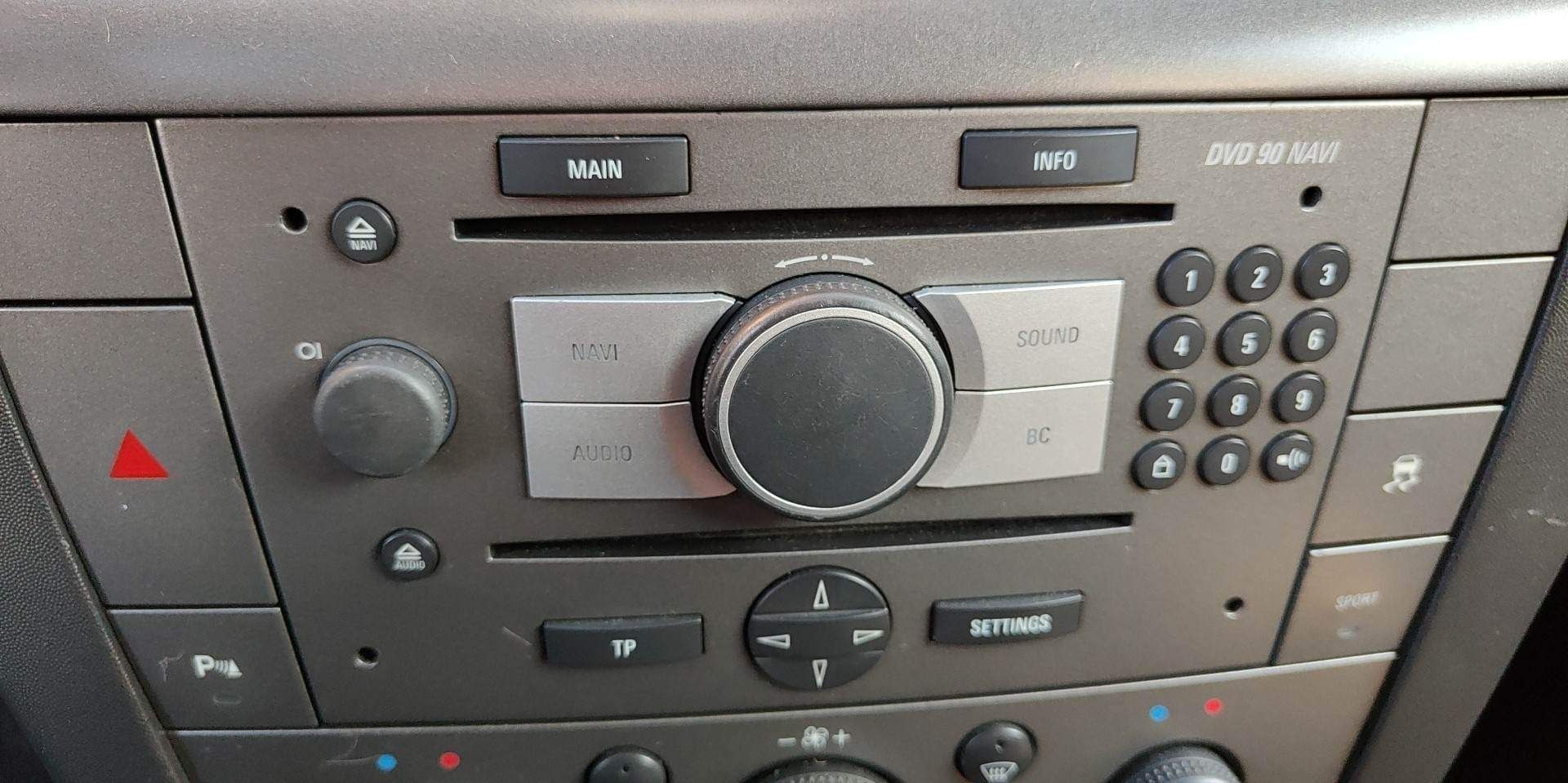 Rádio Opel DVD90Navi + CID +cabo