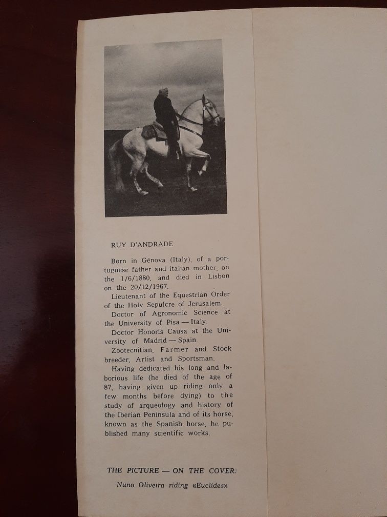 A Short History of the Spanish Horse and Gineta, Fernando d'Andrade