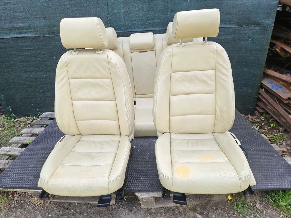 Fotele Fotel Kanapa Nieskladana Jasna Skora Grzane Elektryczne Ledzwia Audi A6 C6 Sedan