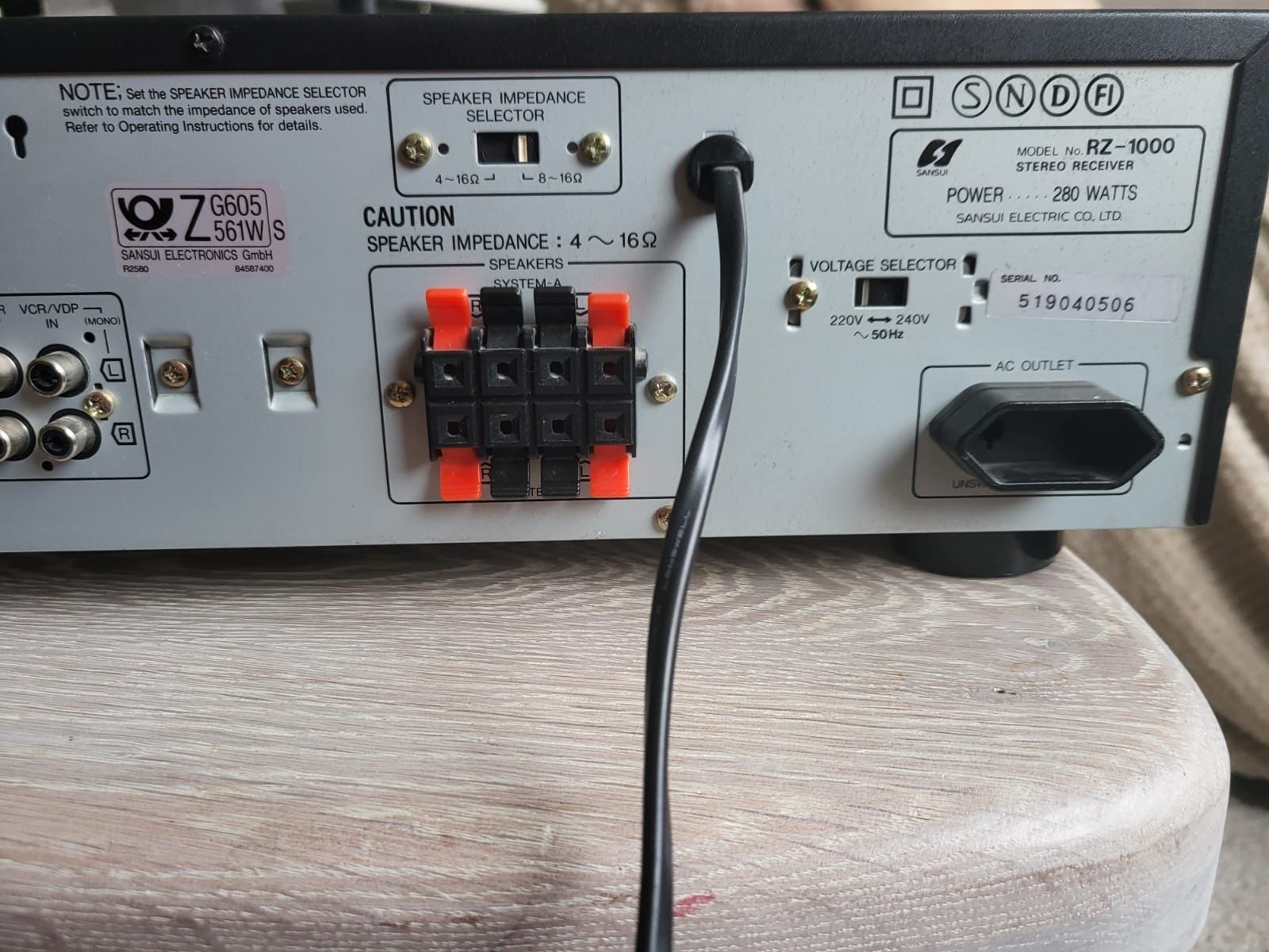 Sansui RZ 1000 amplituner